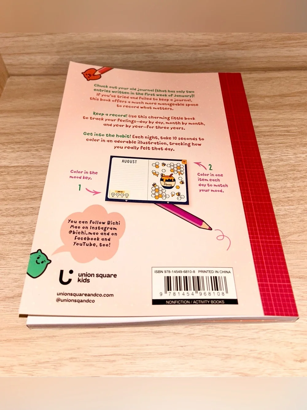 Cute Girly Cherry Journaling Bundle - Mood Tracker Coloring and Journal